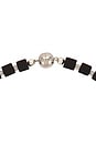 view 3 of 4 Oro Necklace in Black & Pearl
