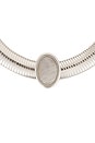 view 2 of 4 Opyum Necklace in Silver & White