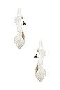 view 2 of 2 Le Splash Earrings in White