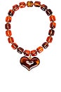 view 1 of 3 AMORE 목걸이 in Brown