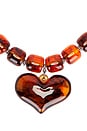 view 2 of 3 AMORE 목걸이 in Brown