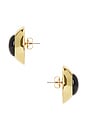 view 2 of 2 Bombe Earrings in Gold & Black