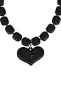 view 2 of 2 Amore Necklace in Black