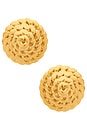 view 1 of 2 BRINCOS SPIRAL in Gold