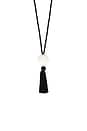view 2 of 2 SAUTOIR PENDENTIF ZE in Black & Silver