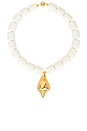 view 1 of 2 Ponza Necklace in Ivory & Gold