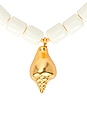 view 2 of 2 Ponza Necklace in Ivory & Gold