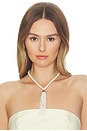 view 4 of 4 Delfina Necklace in Pearl