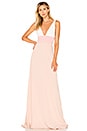 view 1 of 3 Jill by Jill Stuart Two Tone Gown in Cream Pink, Rose Water & Rosy Nude