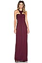view 1 of 3 Y Back Maxi Dress in Plum