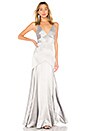 view 1 of 3 Jill by Jill Stuart Cut Out Gown in Mercury