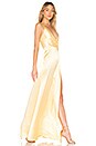 view 2 of 3 Jill by Jill Stuart Wrap Gown in Meringue