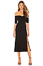 view 1 of 3 Off The Shoulder Midi Dress in Black