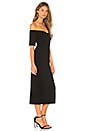 view 2 of 3 Off The Shoulder Midi Dress in Black
