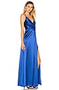 view 2 of 3 Wrap Front Gown in Royal Blue