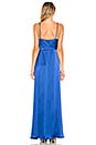 view 3 of 3 Wrap Front Gown in Royal Blue