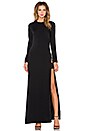 view 1 of 4 Long Sleeve Maxi Dress in Black