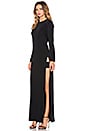 view 3 of 4 Long Sleeve Maxi Dress in Black