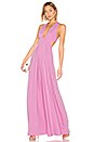 view 2 of 4 Deep V Gown in Sugar Pink