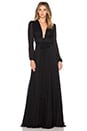 view 1 of 4 Deep V Maxi Dress in Black