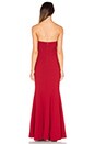 view 3 of 3 ROBE DE SOIRÉE STRAPLESS in Redwood