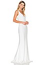 view 2 of 3 Sleeveless Gown in Off White