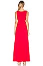 view 3 of 3 Cutout Gown in Cherry Red