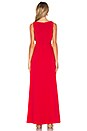 view 3 of 3 Cut Out Gown in Cherry Red