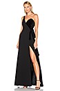 view 2 of 3 One Shoulder Gown in Black
