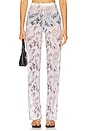 view 1 of 6 Mesh Pant in White