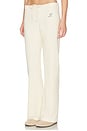 view 3 of 6 PANTALON WAFFLE KNIT LOUNGE in Cream