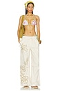 view 5 of 6 Cotton Parachute Pant in Cream