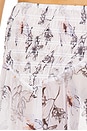 view 6 of 6 Mesh Mini Skirt in White