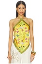 view 1 of 4 Bandana Halter Top in Golden Yellow