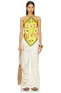 view 4 of 4 Bandana Halter Top in Golden Yellow