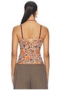 view 3 of 4 Mesh Cami in Leopard Tiger Lily