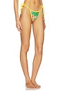 view 2 of 4 BRAGUITA BIKINI PAINTED LADY in Green Lily