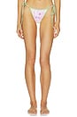 view 1 of 5 BAS DE MAILLOT DE BAIN THE BAILEY STRING BIKINI  in Butter Yellow