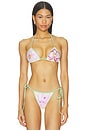 view 1 of 5 The Bailey String Bikini Top in Butter Yellow