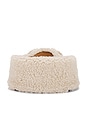 view 2 of 4 Arella Shearling Hat Tan in Tan & Cream