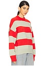 view 2 of 4 Heidi Jumper in Apple & Red Stripe