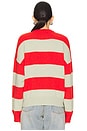 view 3 of 4 Heidi Jumper in Apple & Red Stripe
