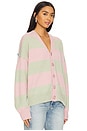 view 2 of 4 Ronnie Cardigan in Stripe Contrast