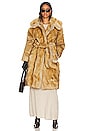 view 1 of 5 Katrina Faux Fur Coat in Natural Fox