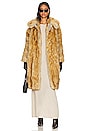 view 2 of 5 Katrina Faux Fur Coat in Natural Fox