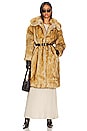 view 5 of 5 Katrina Faux Fur Coat in Natural Fox