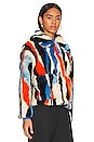 view 3 of 5 TRACI CROPPED コート in Multi Stripe