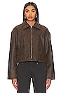 view 2 of 5 Naomi Cropped Jacket in Brown