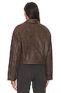 view 4 of 5 Naomi Cropped Jacket in Brown