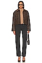 view 5 of 5 Naomi Cropped Jacket in Brown